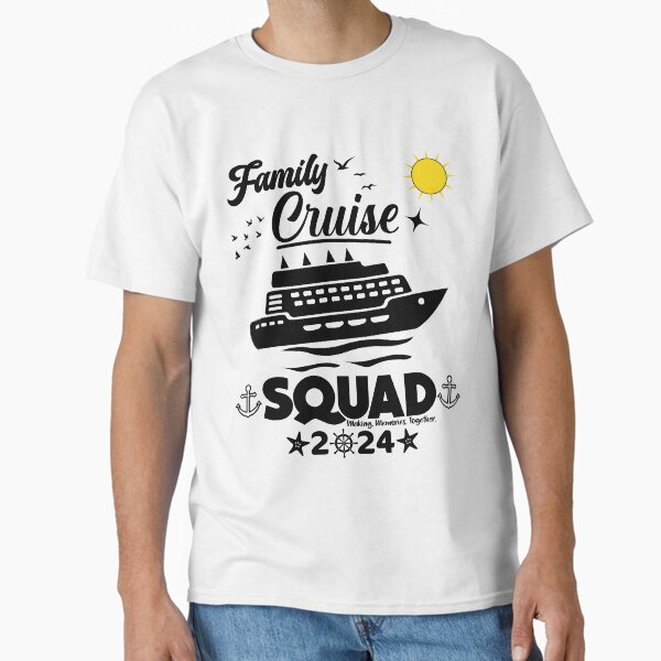 Family Cruise Squad 2024 Cruising Vacation Funny Crew Classic T-Shirt for Sale by Coret-Dikit