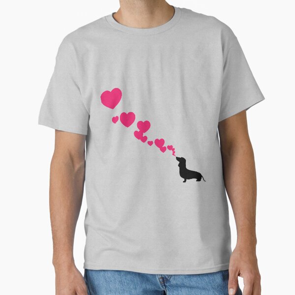 Dachshunds Heart Classic T-Shirt for Sale by DogsHearted
