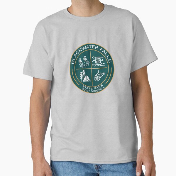 Blackwater Falls State Park Heraldic Logo Classic T-Shirt for Sale by VanyaKar
