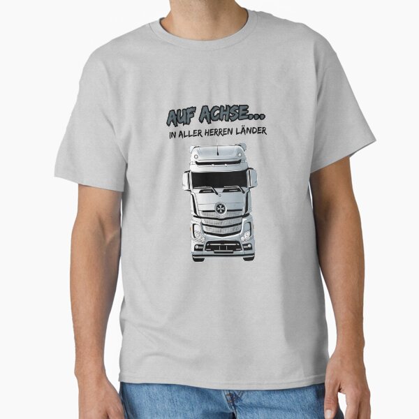 "On the road... Truck drivers/Truckers all over the world" Classic T-Shirt by Zerberus71