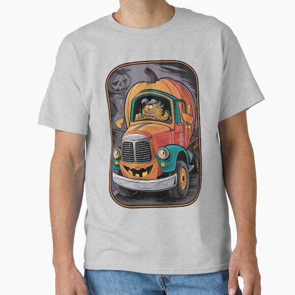 "Halloween truck driver 04" Classic T-Shirt for Sale by kjp-design