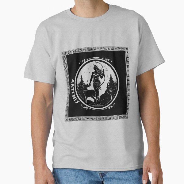 Artemis of the Hunt - The Olympians (black) Classic T-Shirt for Sale by WennsdaysChild