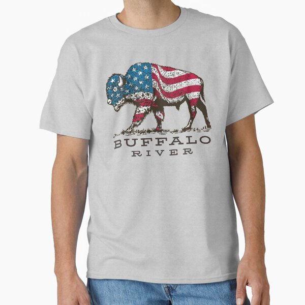 Buffalo River Patriot Buffalo  Classic T-Shirt for Sale by trampimages