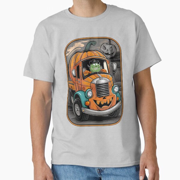 "Halloween truck driver 03" Classic T-Shirt for Sale by kjp-design