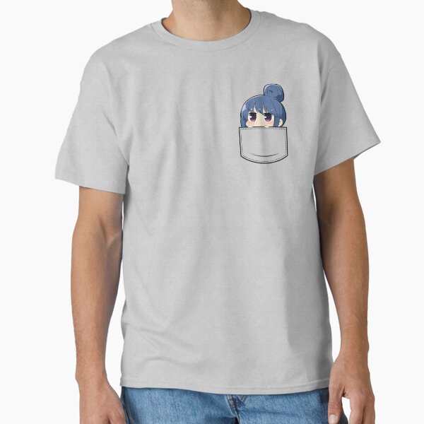 Chibi Shima Rin in your pocket - Yuru Camp Classic T-Shirt for Sale by JR-Art