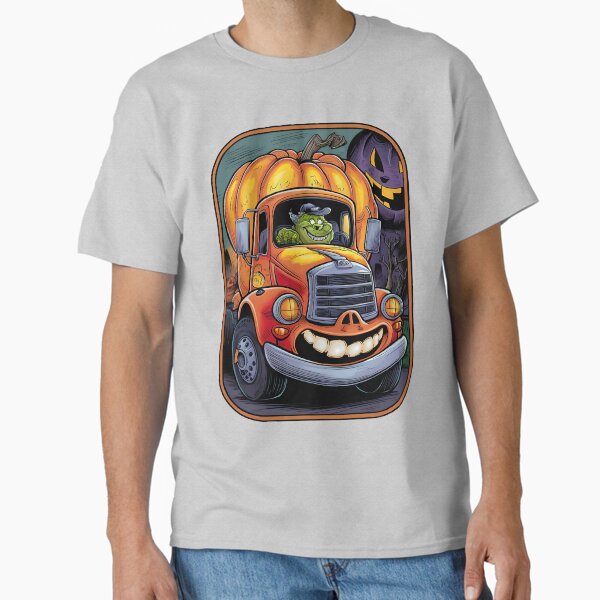 "Halloween truck driver 02" Classic T-Shirt for Sale by kjp-design