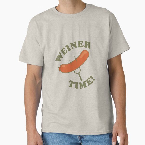 Weiner Time Classic T-Shirt for Sale by carlhuber