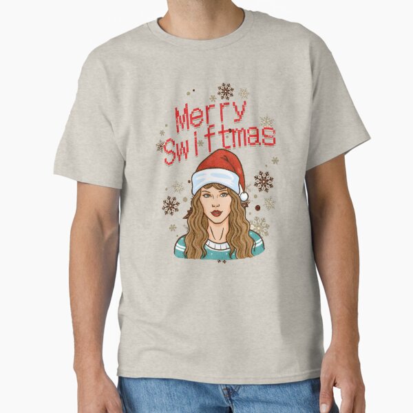 Merry Swiftmas funny holidays gift idea for swifty men women girl | christmas tree farm Classic T-Shirt for Sale by General-Corner