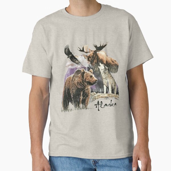 Alaska Wildlife Classic T-Shirt for Sale by shopPSimiuMac