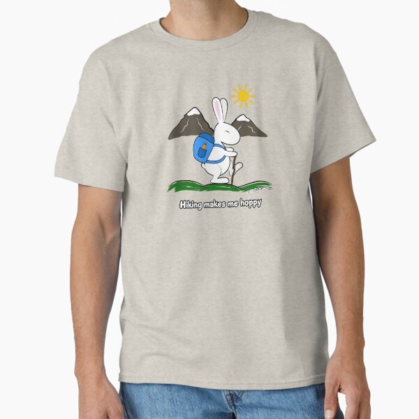 Hiking makes me hoppy!  Classic T-Shirt for Sale by CutiefulC