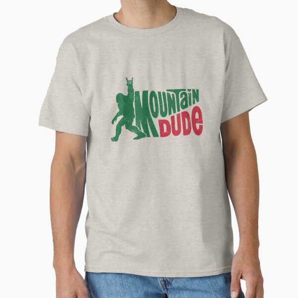 Mountain Dude Sasquatch Peace Sign Classic T-Shirt for Sale by StegzArt