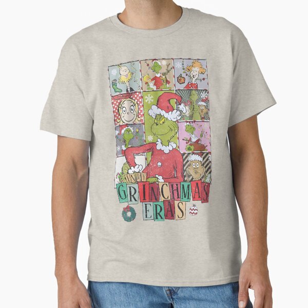 "Grinchmas Eras Shirt, Grinch Christmas Shirt, Retro Grinch Tour Christmas" Classic T-Shirt for Sale by SenneMathiso