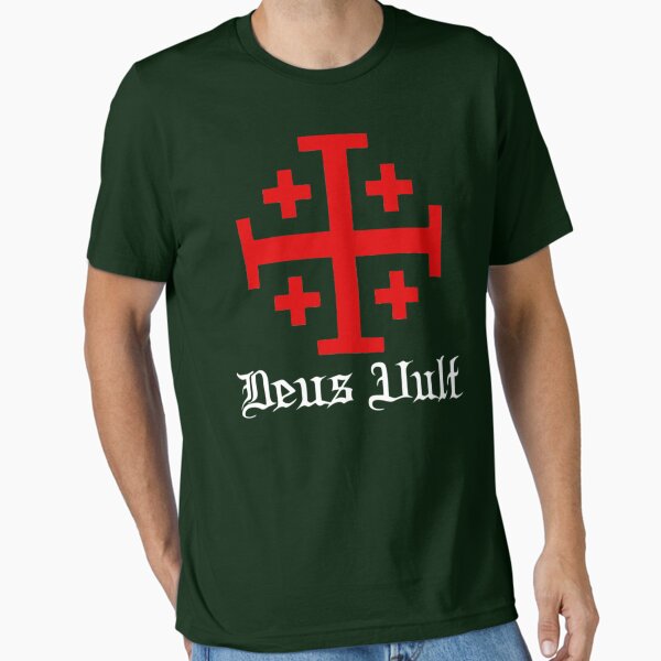 BEST SELLING Deus Vult Essential TShirt Essential TShirt for Sale by RobertNeumann