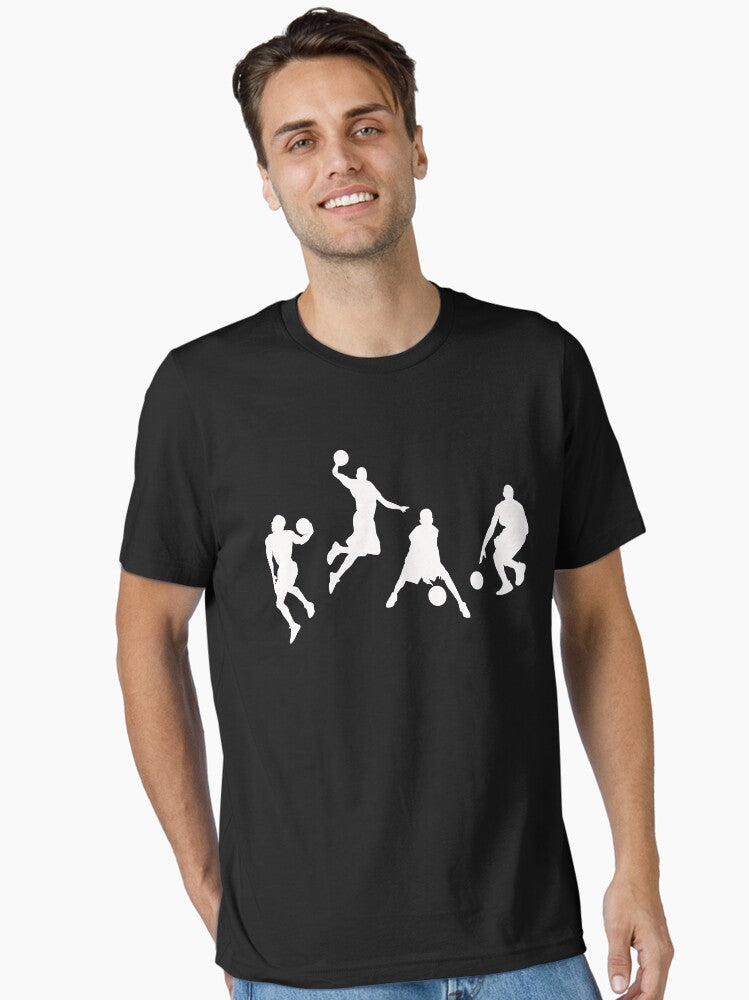 Basketball Player Essential T-shirtpng Essential T-shirt | Premium Basketball Jersey | Fan Edition Apparel