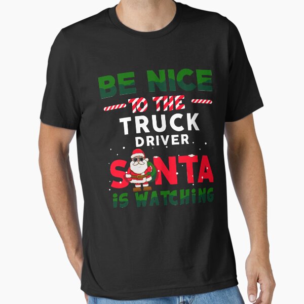 "Truck driver funny christmas shirt " Essential T-Shirt for Sale by drimel
