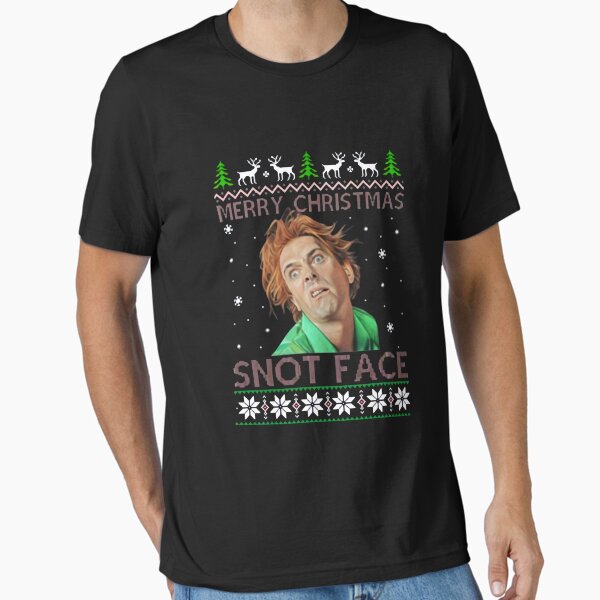 "Drop Dead Fred Merry Christmas Snot Face Christmas " Essential T-Shirt for Sale by CamilaTorp