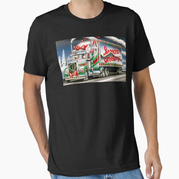 "Truck Driver Christmas Shirt And Mug " Essential T-Shirt for Sale by Galvanized