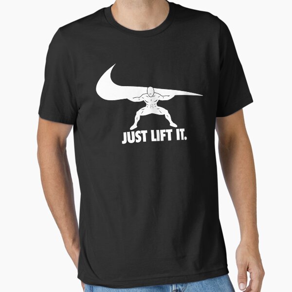 Lift It - Squat - Leg Day Parody Essential T-Shirt for Sale by superfitstuff