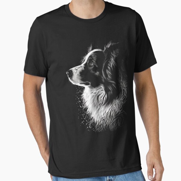 Cute Border Collie Love Dog For Dog Owners Essential T-Shirt for Sale by Ixodya