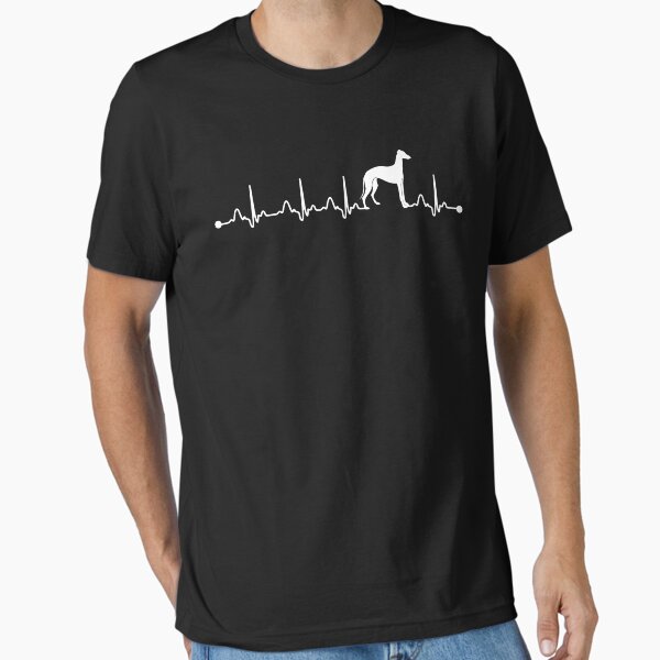 Heartbeat EKG Proud Greyhound Dog Mom Owner Essential T-Shirt for Sale by celybrate