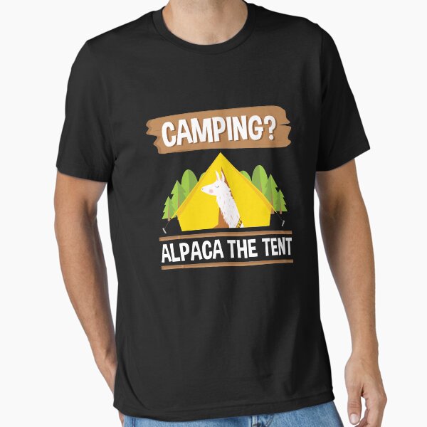 Camping? Alpaca The Tent Cute Essential T-Shirt for Sale by jaygo