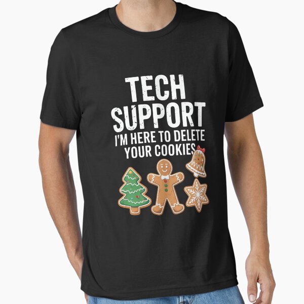 "Christmas Tech Support Xmas" Essential T-Shirt for Sale by savrmiller