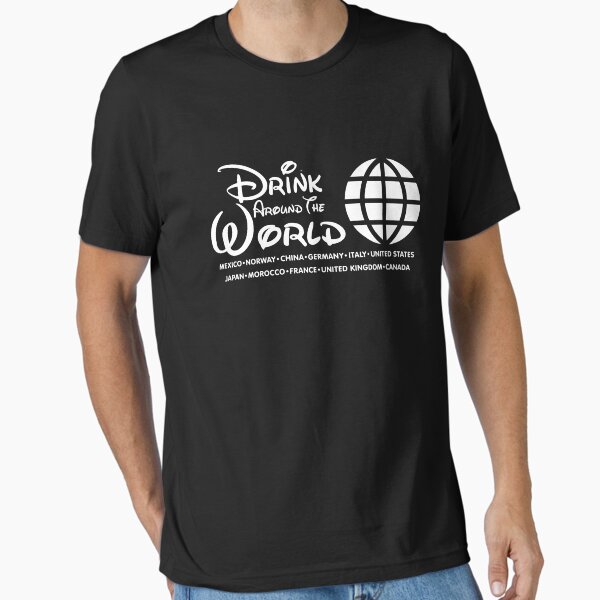 Drink Around the World - Epcot Essential T-Shirt for Sale by goodtogotees