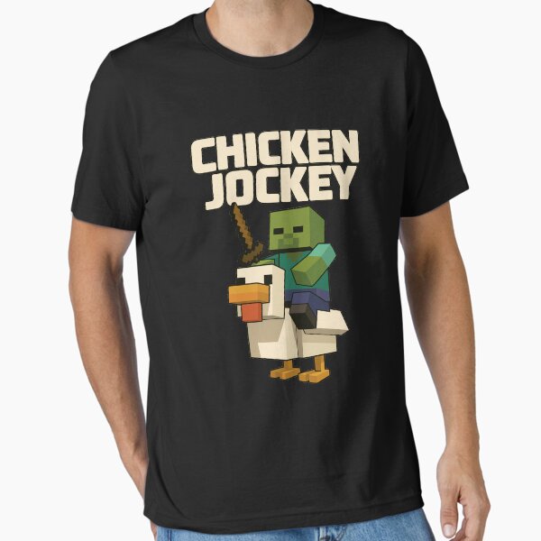Chicken Jockey Minecraft game  Essential T-Shirt for Sale by SkeletonsDanger
