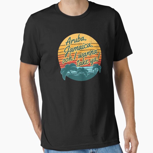 Aruba, Jamaica...Vintage Sunset Essential T-Shirt for Sale by knst-wrk
