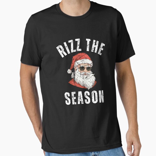 "Rizz the Season Funny Santa Merry Rizzmas Rizzler Christmas" Essential T-Shirt for Sale by masterdeer