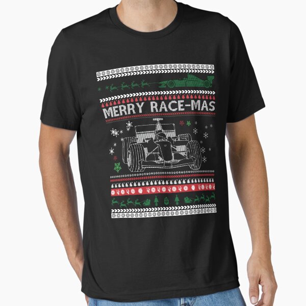 "Merry Race-mas : A formula one gift idea for F1 Lovers or Fans" Essential T-Shirt for Sale by Best-Designers
