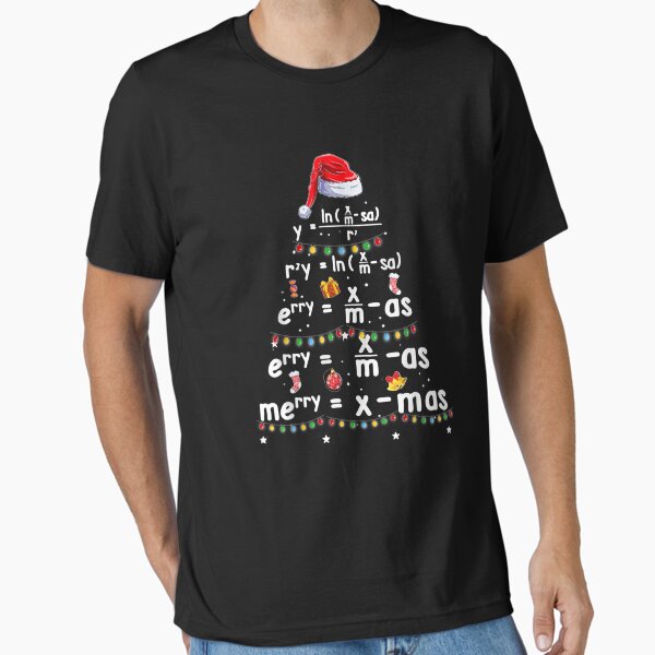 "Geometry Math Science Teacher Christmas T-Shirt" Essential T-Shirt for Sale by Knight-Saverin