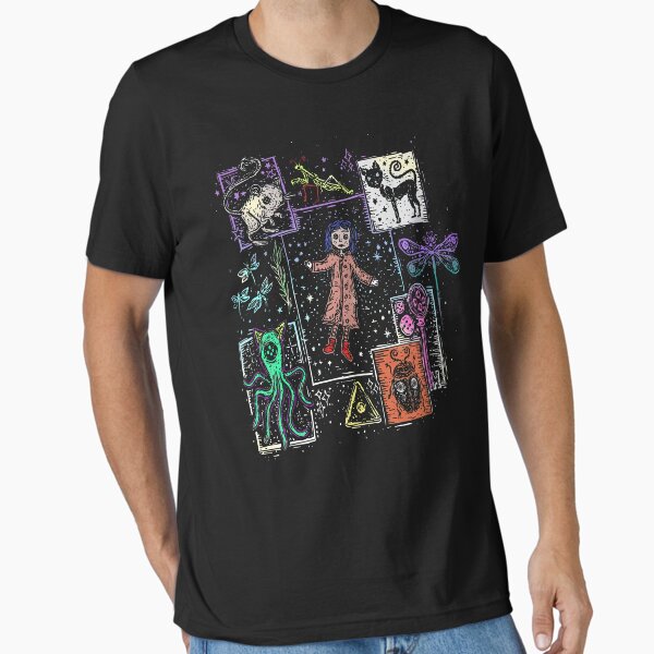 Coraline Cartoon Vintage Essential T-Shirt for Sale by LaraRaid