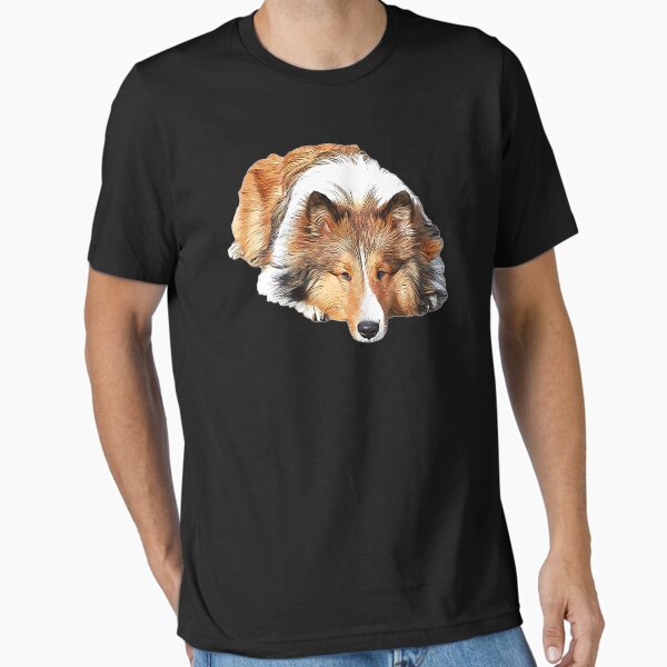 Rough Collie  Essential T-Shirt for Sale by ElegantCat