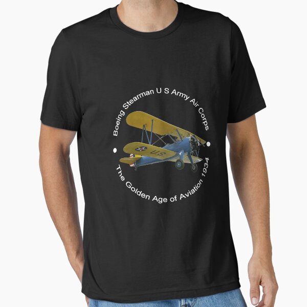 Boeing Stearman US Army Air Corps.png Essential T-Shirt for Sale by shakik
