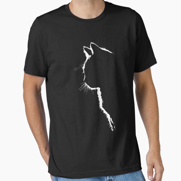 Cat silhouette  Essential T-Shirt for Sale by Deboraimentel
