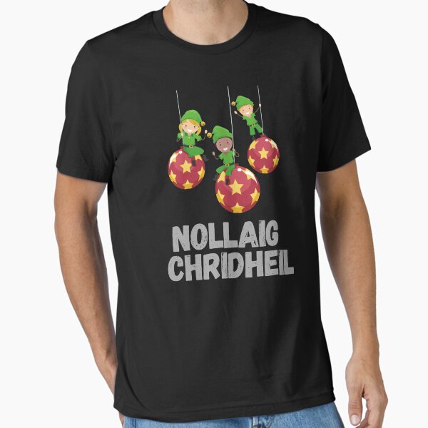 "Merry christmas in Gaelic Nollaig Chridheil" Essential T-Shirt for Sale by mikoala50