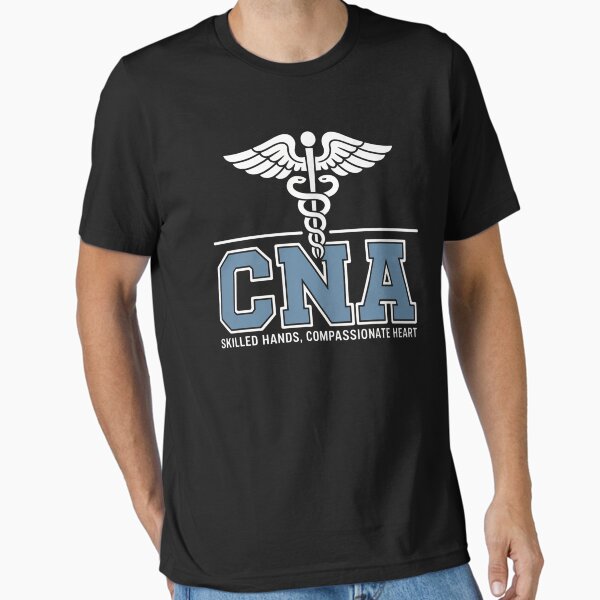 "CNA Skilled Hands Compassionate Heart Vintage Style" Essential T-Shirt for Sale by flagylART