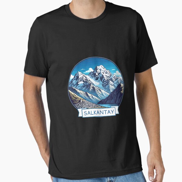 Peru Salkantay Skyline Essential T-Shirt for Sale by MaateoDesign