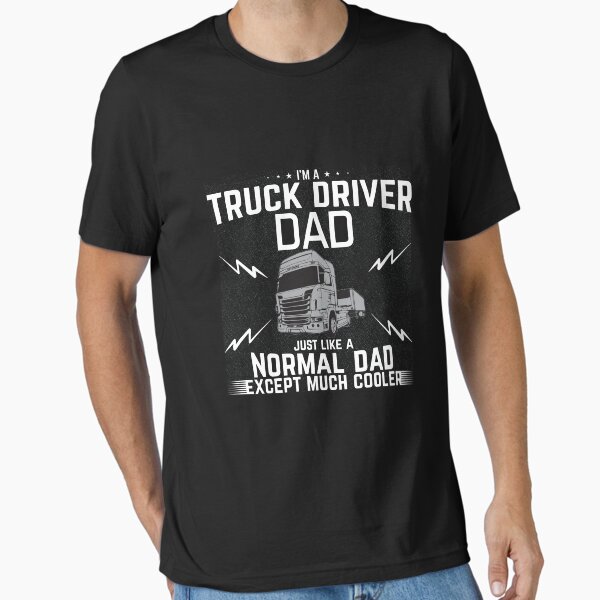 "Truck driver father presents" Essential T-Shirt by GeschenkDesigns