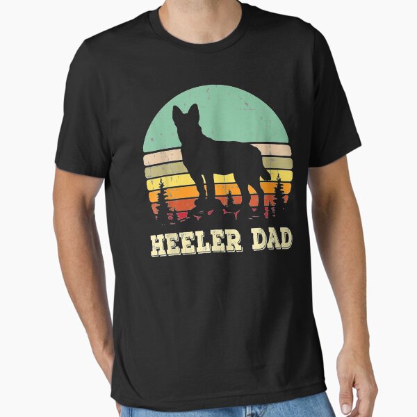 Australian Cattle Dog Red Blue Pet Heeler Dad Cute Mens Gift Essential T-Shirt for Sale by SharonArtStudio