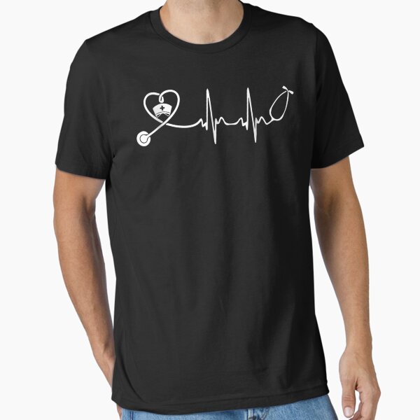 "Nurse Stethoscope Heartbeat" Essential T-Shirt for Sale by JWArtStudio
