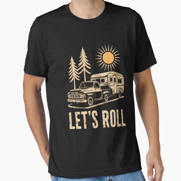 Camping Vacation Cool Essential T-Shirt for Sale by WalshDrawnLaugh