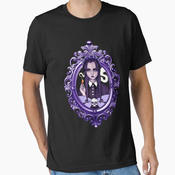 wednesday addams vintage frame Essential T-Shirt for Sale by Shalashh