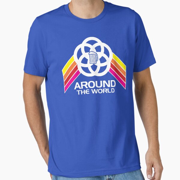 Epcot Drink Around the World - Retro Logo Essential T-Shirt for Sale by enchanted-tees
