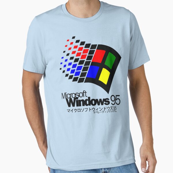 BEST SELLING Windows 95 Japan MERCHANDISE Essential TShirt Essential TShirt for Sale by DhanushBharadwa