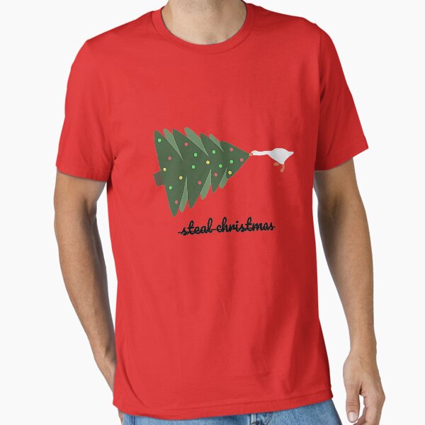 "Untitled Goose Game - Christmas Edition T-Shirt" Essential T-Shirt for Sale by moime257