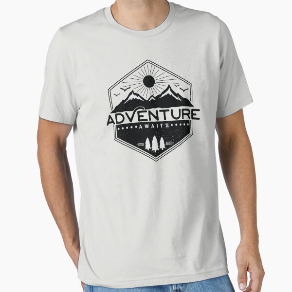 Adventure Awaits Essential T-Shirt for Sale by LH-Creative