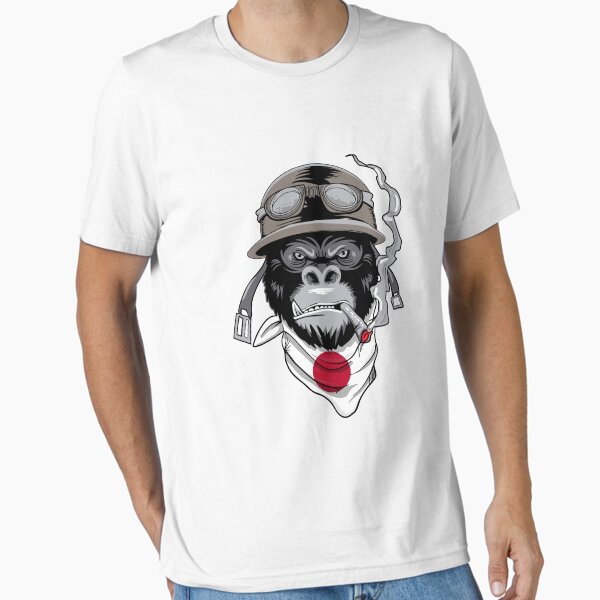 Biker Motorcycle Japan Essential T-Shirt by VollLaser