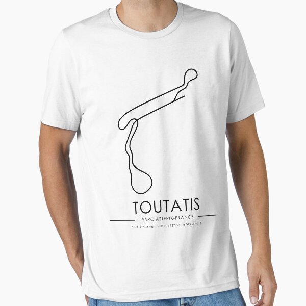 Toutatis Minimalistic Rollercoaster Layout Essential T-Shirt for Sale by HeartlineHollz